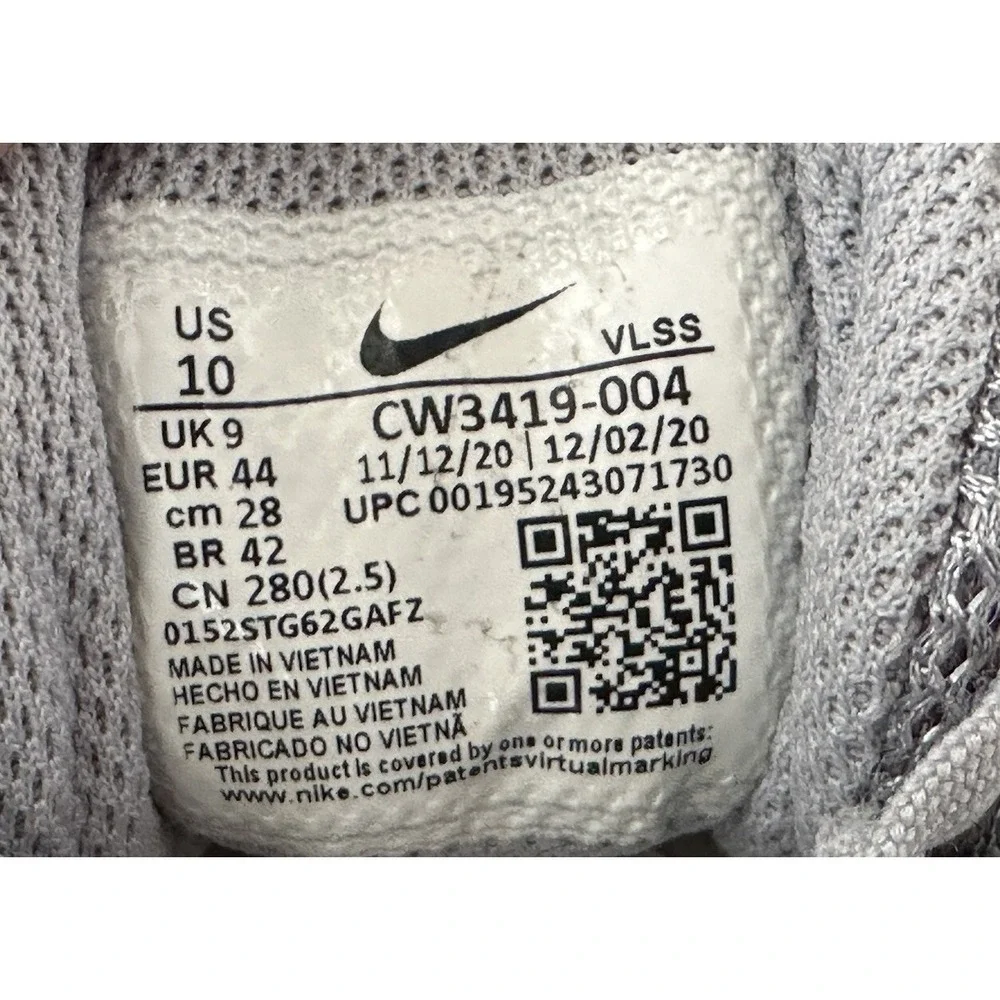 Brand New Men's Wolf Grey NIKE Winflo 8 Size 10 CW3419-004